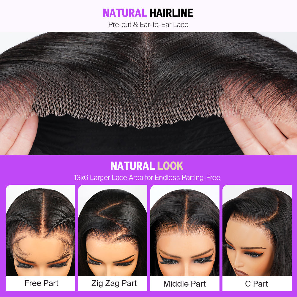 Natural Look 13x6 Three Go Wig