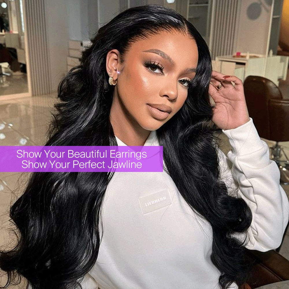nafayah Upgrade 13x6 Three-Go™ Glueless Wig Straight/Body Wave Pre-Cut Ear-to-Ear Lace Frontal Pull Go Wigs All Pre-Styled