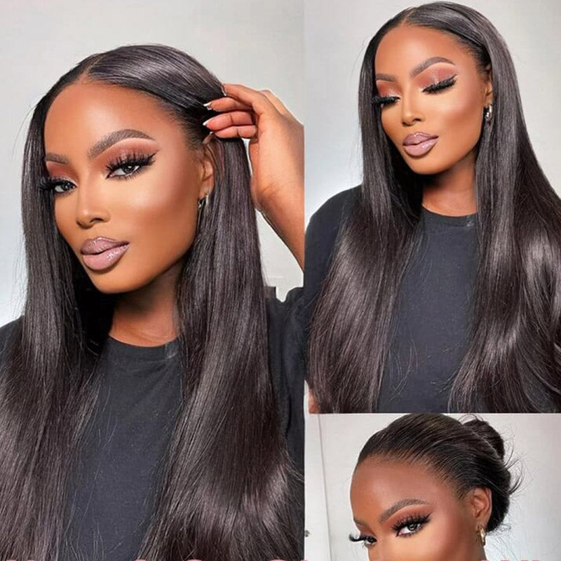 nafayah Upgrade 13x6 Three-Go™ Glueless Wig Straight/Body Wave Pre-Cut Ear-to-Ear Lace Frontal Pull Go Wigs All Pre-Styled